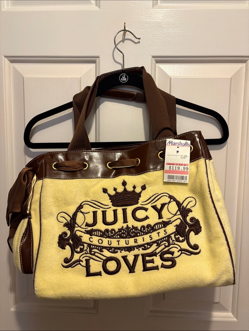 NWT Y2K Vintage Juicy Couture Yellow Daydreamer Bag
